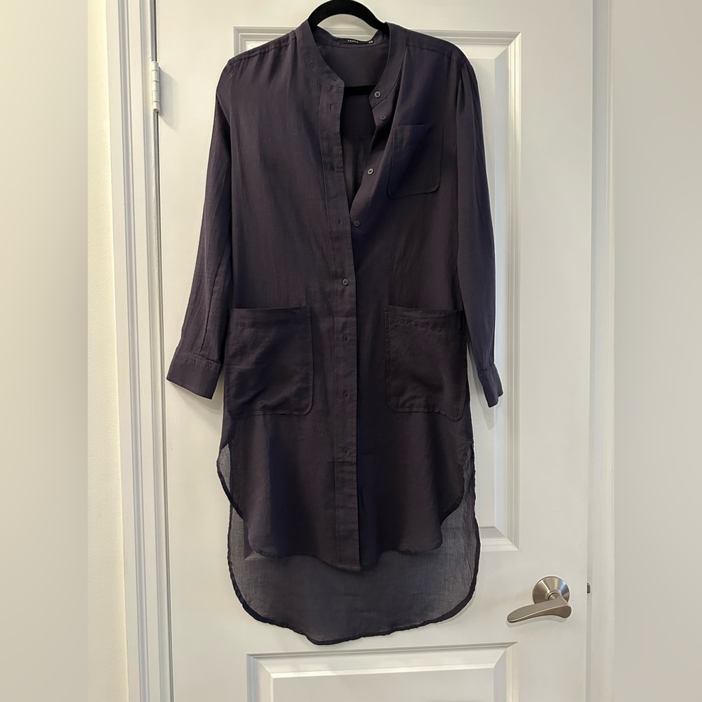 Navy Talula LongSleeve Button Down Size XXS